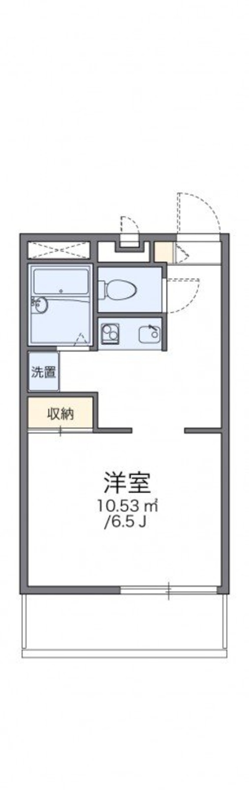 間取図 レオパレスラポール松福