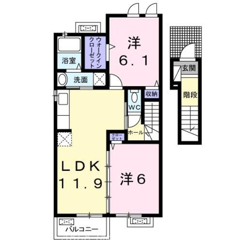 間取図 プリムローズ　ノユルⅢ