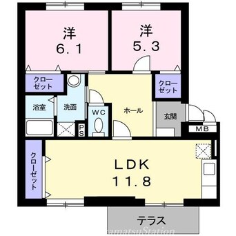 間取図 ニューエルディムマナベＡ