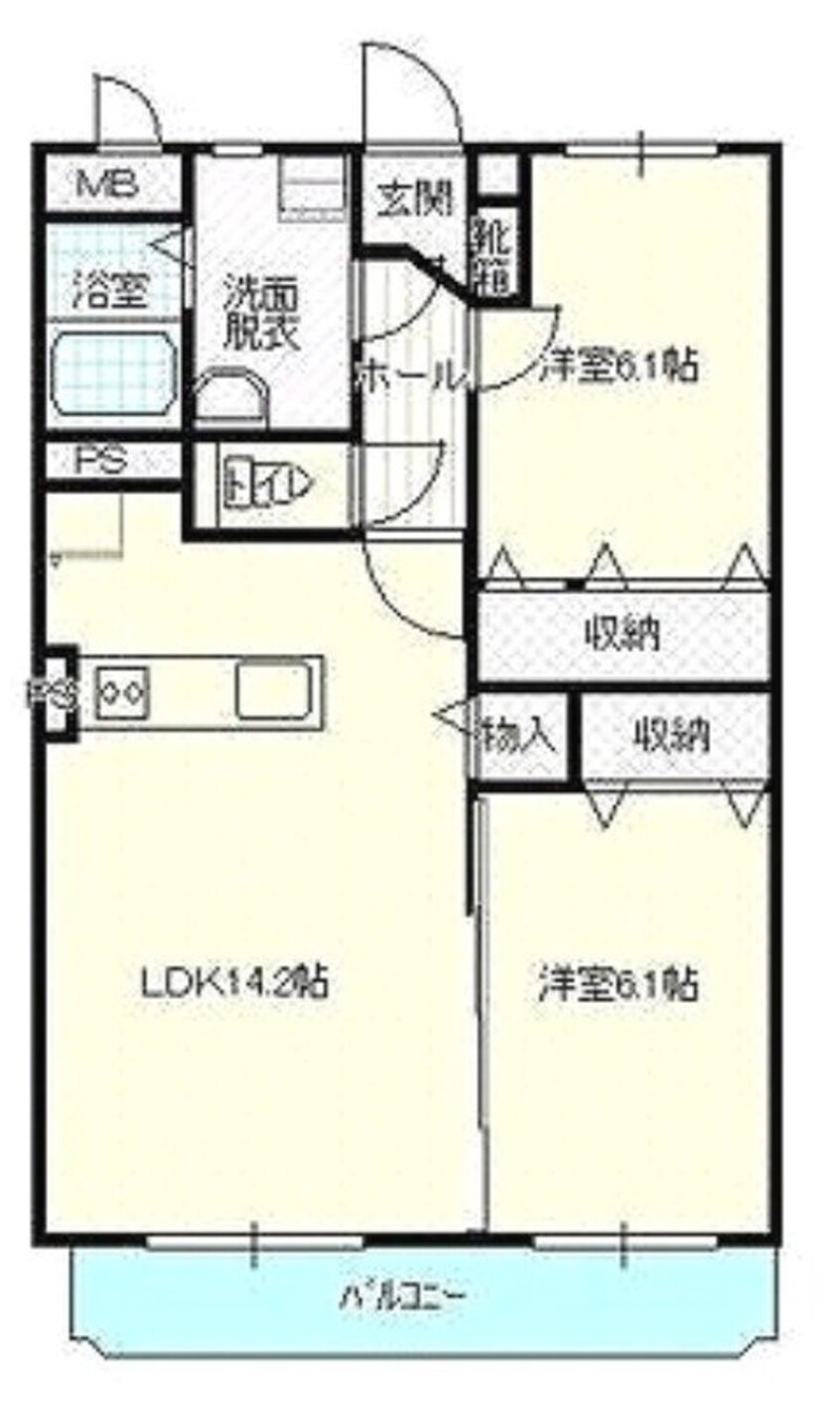 間取図 ジェンテ