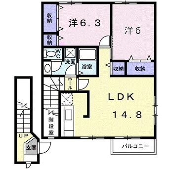 間取図 コートヤード　Ｂ