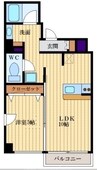 高徳線/栗林公園北口駅 徒歩8分 8階 築6年 1LDKの間取り