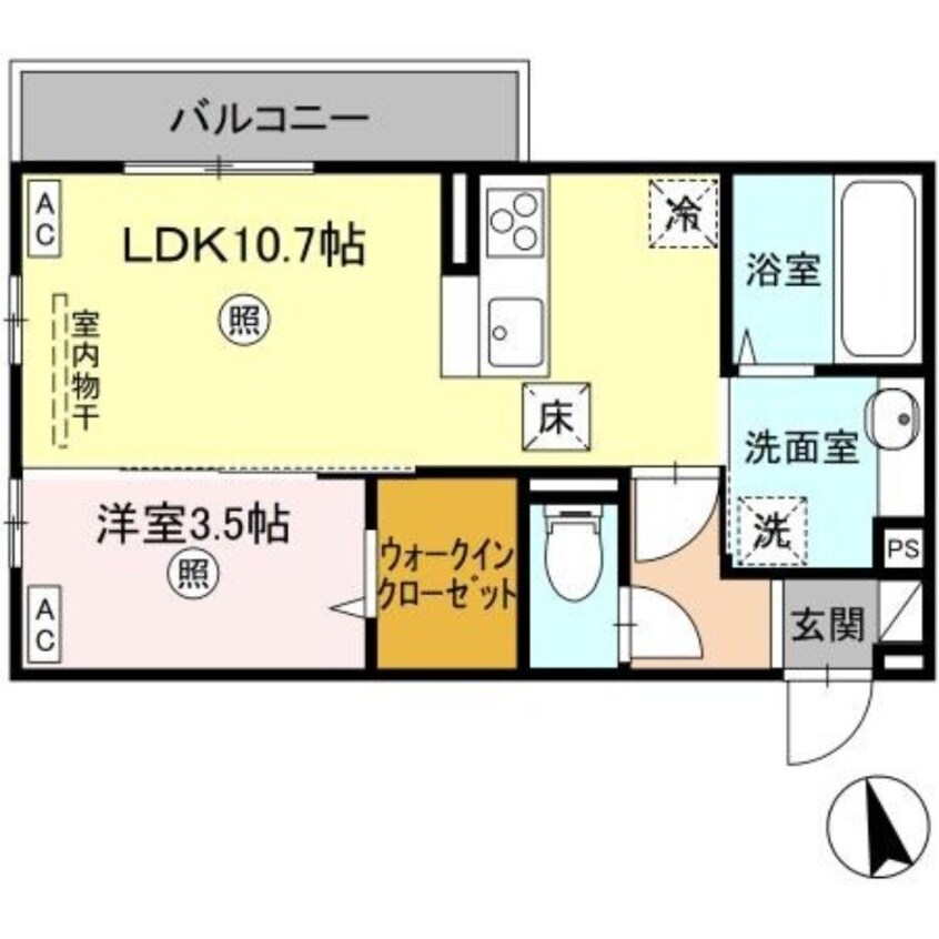 間取図 オラシオン　A棟