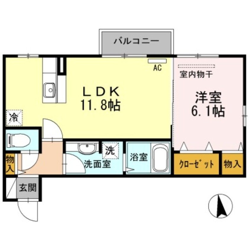 間取図 クレール・メゾン