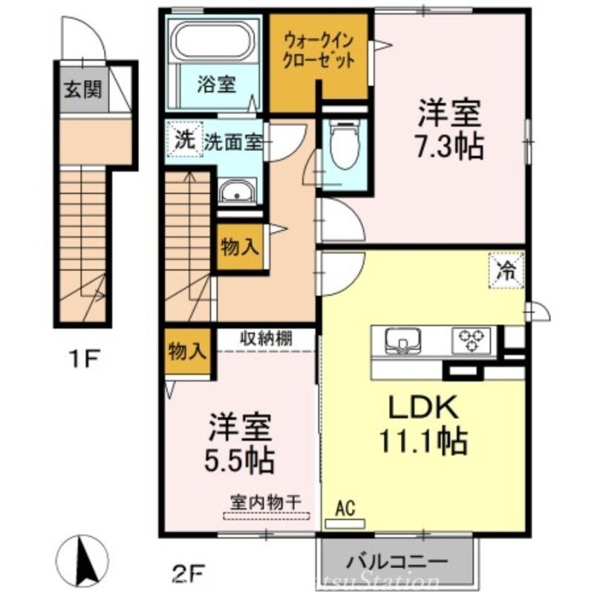 間取図 コンフォーティア