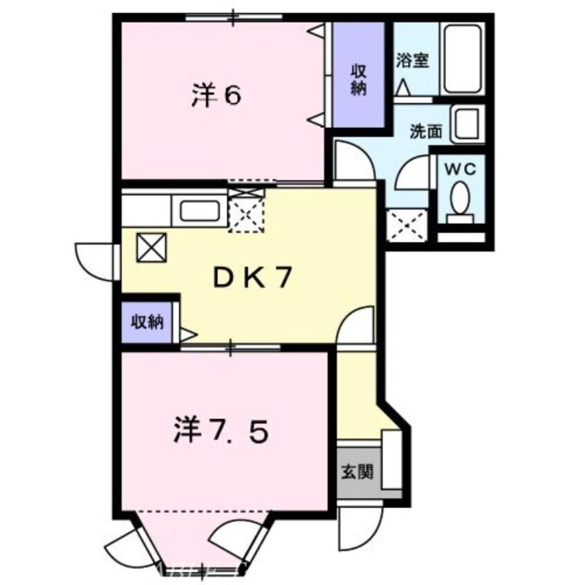 間取図 センチュリー２１　Ｅ