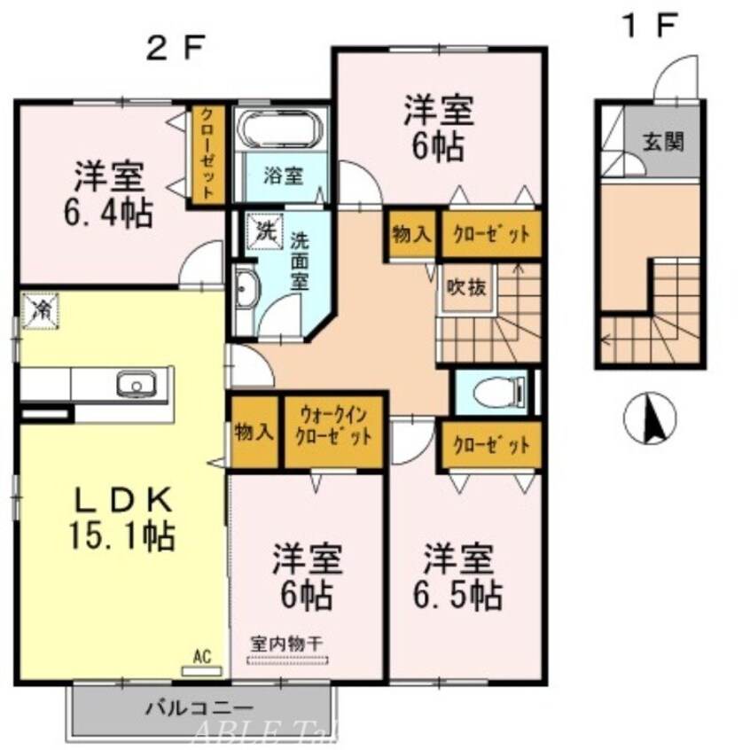 間取図 ソラーナK