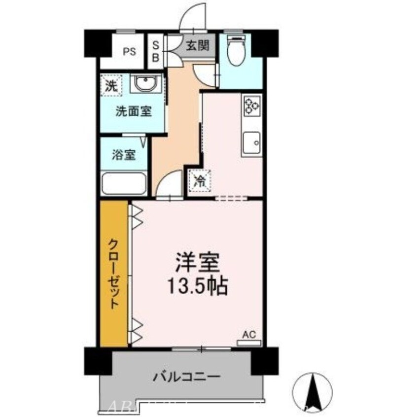 間取図 マンション　ベアーズクラブ