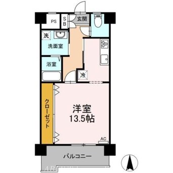 間取図 マンション　ベアーズクラブ