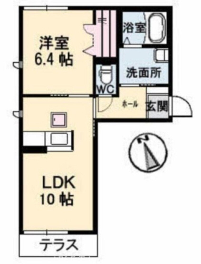 間取図 グレイスフル橘　Ａ棟