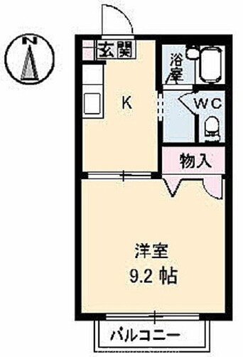 間取図 シャーメゾン花ノ宮