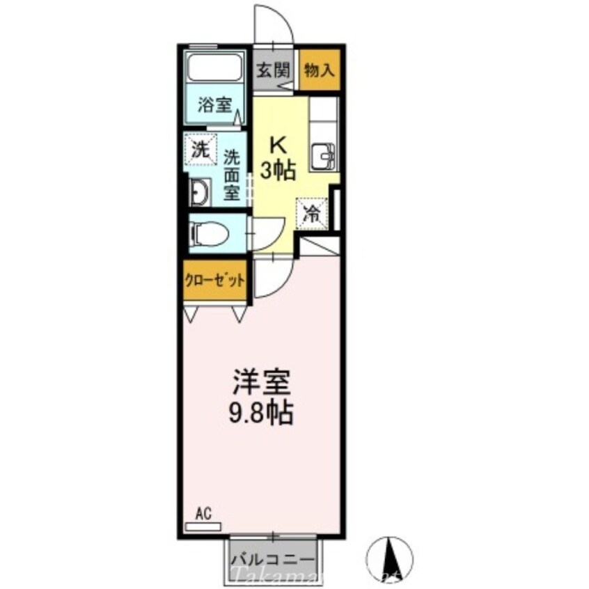 間取図 ラ　フォルツァ