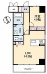 高徳線/栗林公園北口駅 徒歩7分 3階 築4年 1LDKの間取り