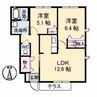 高松琴平電気鉄道<ことでん琴平線>/円座駅 徒歩17分 2階 築19年 3LDKの間取り