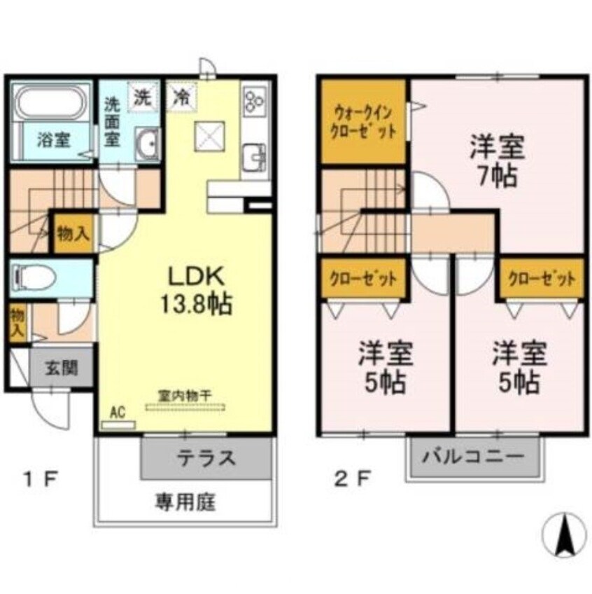 間取図 D-room　チェルシー　Ａ棟