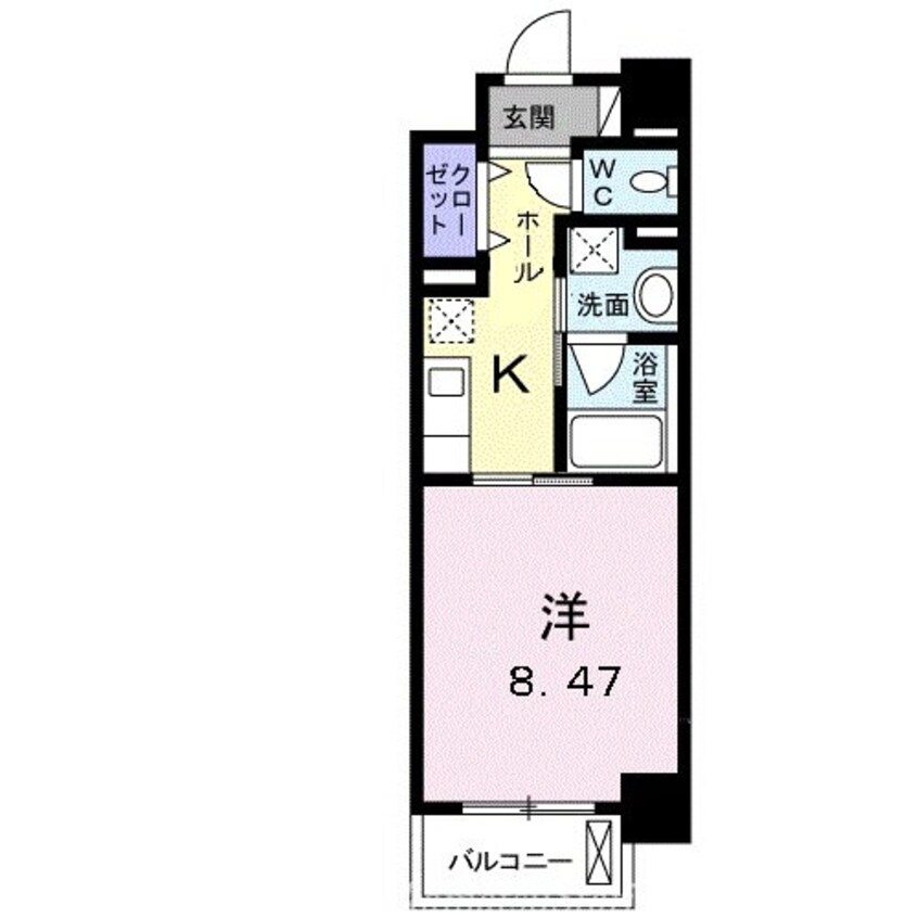 間取図 クラール花ノ宮