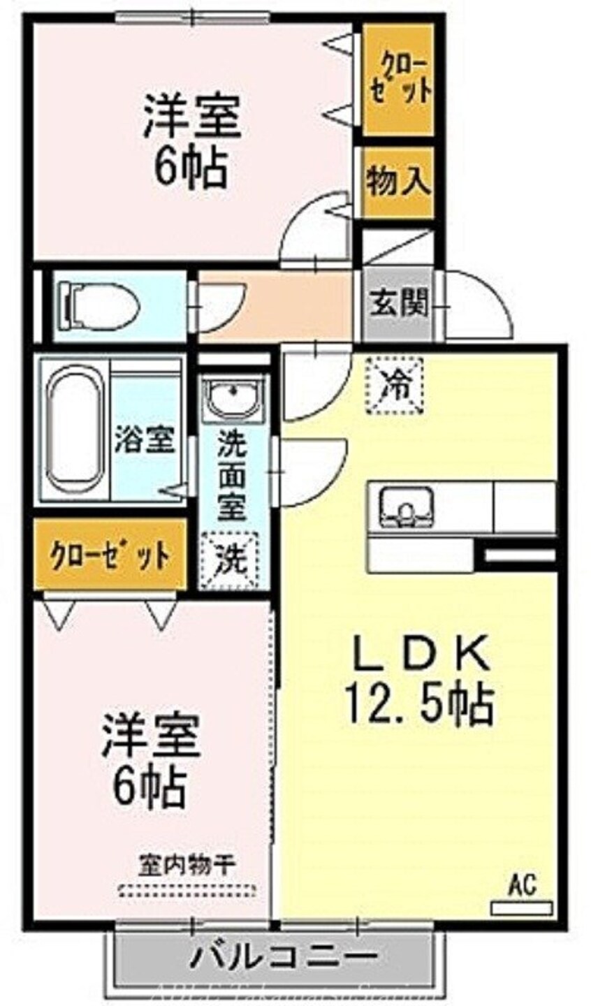 間取図 ハリス　Ⅰ棟