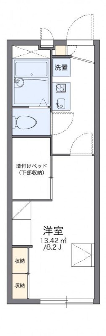 間取図 レオパレスプランドール木太