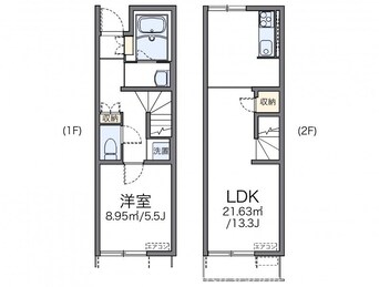 間取図 レオネクストセイ　カパール