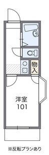 高松琴平電気鉄道<ことでん琴平線>/瓦町駅 徒歩7分 2階 築32年 1Kの間取り