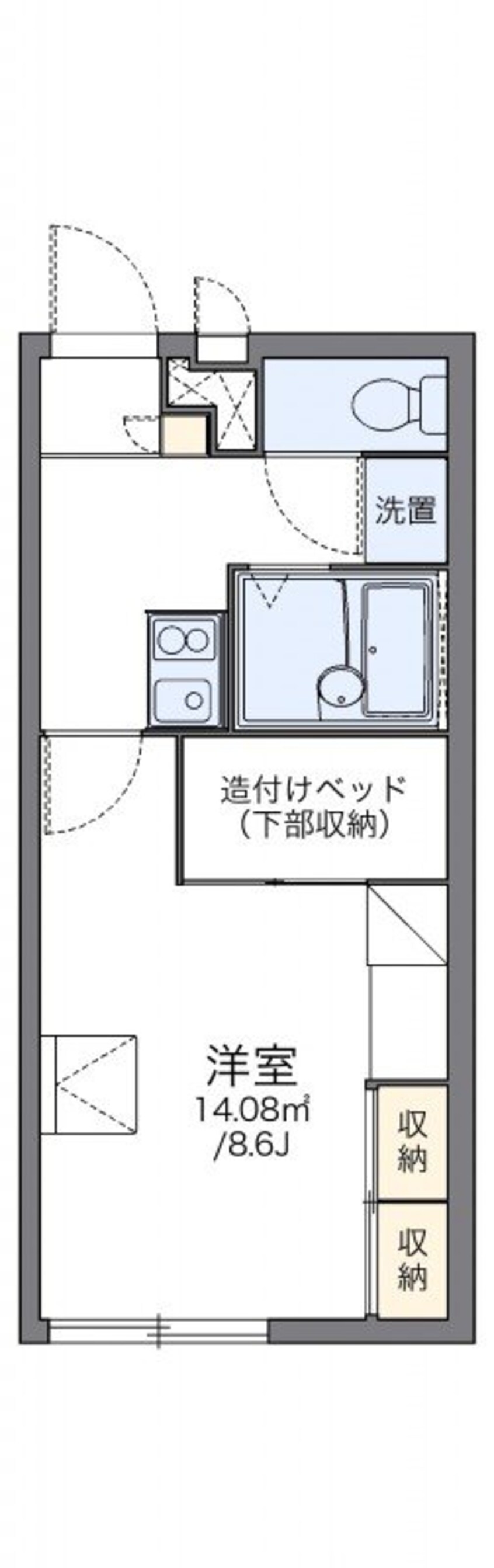 間取図 レオパレスエスペーロ・Ｉ