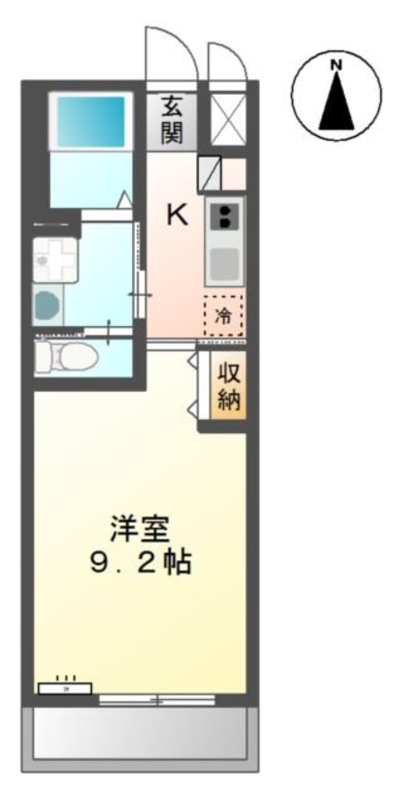 間取図 オレンジガーデン