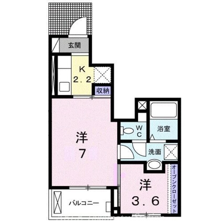 間取図 花梨Ⅱ