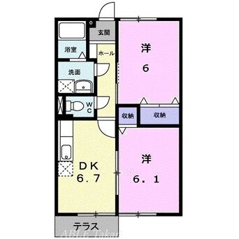 間取図 センチュリー２１　Ｂ