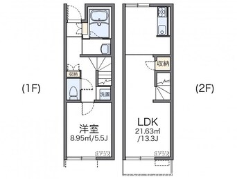 間取図 レオネクストヴィヴィエンダ林