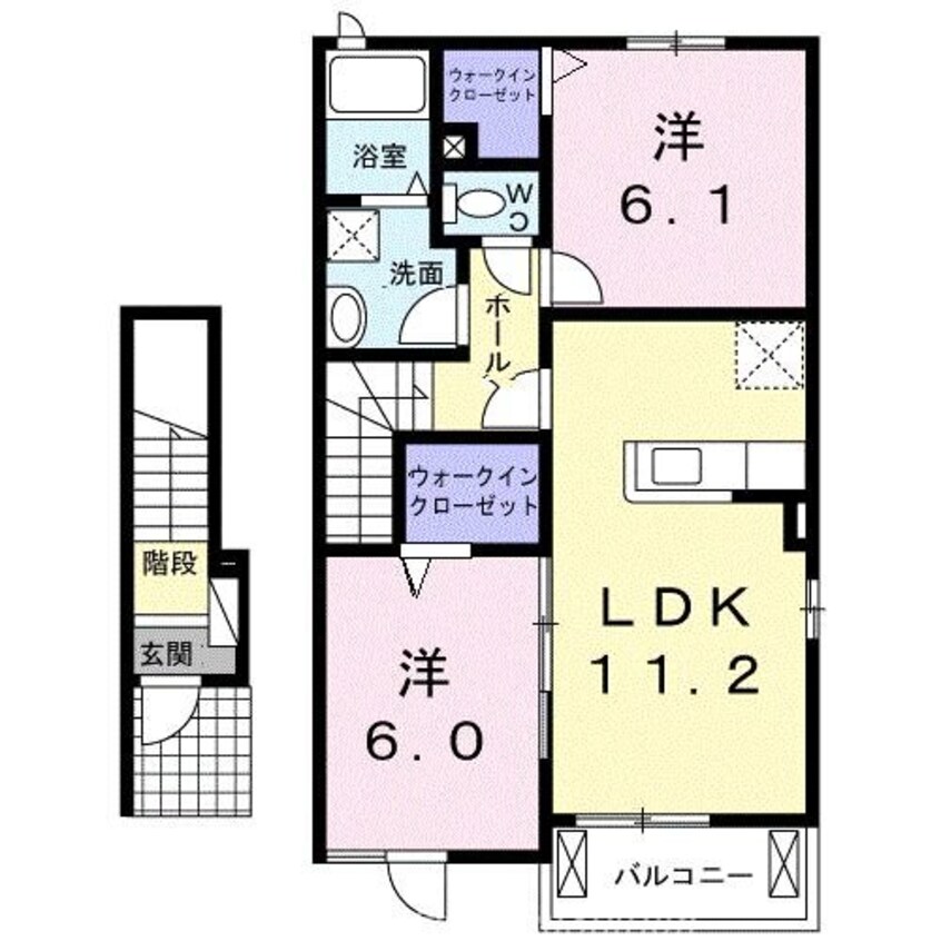 間取図 ファイン　ヒルズＭ　Ａ