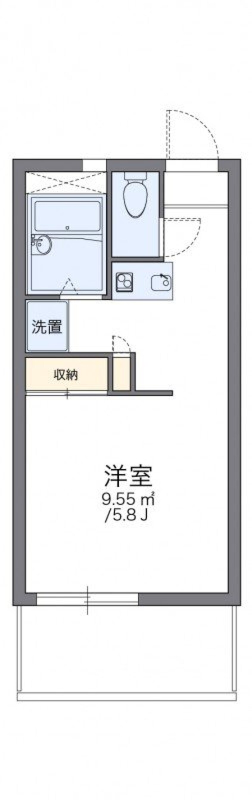 間取図 レオパレス栗林