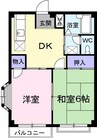 高徳線/栗林駅 徒歩12分 1階 築35年 2DKの間取り