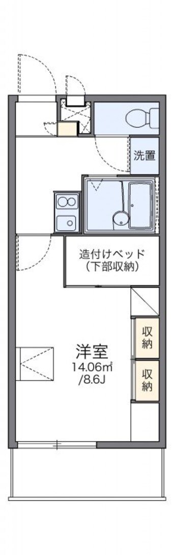 間取図 レオパレスＭａ　ｍａｉｓｏｎ　ｓａｋｏ