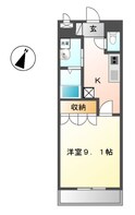 フルールの間取図