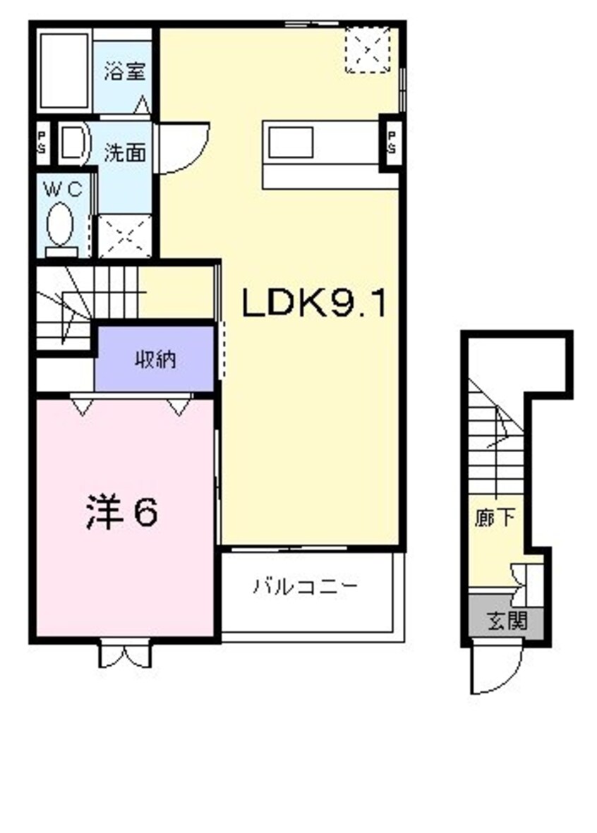 間取図 エアリー・ガーデンＣ