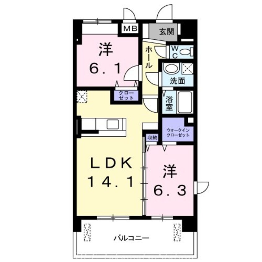 間取図 モア　ドリーム