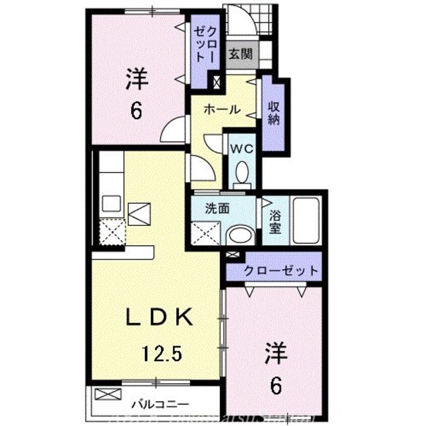 間取図 サンセレーノ　Ⅱ