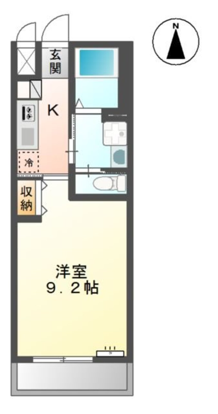 間取図 Ｍ’ｚ　ｔｗｏ（エムズ　２）