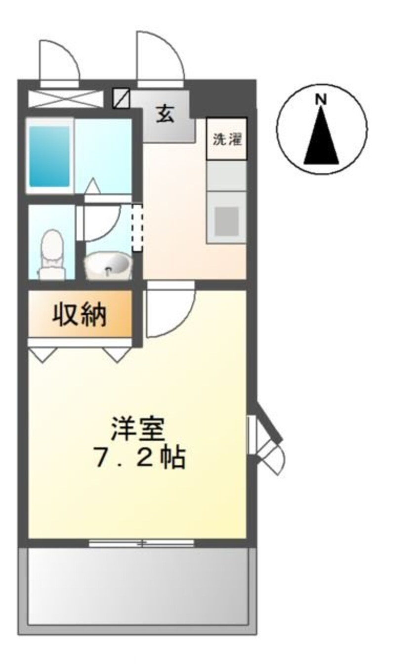 間取図 エスポア・タカスギ