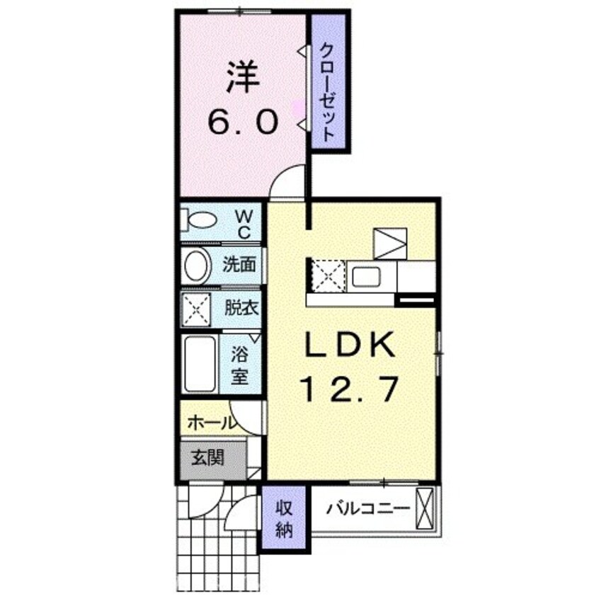 間取図 ＪⅡ・ＹＯＳＨＩＤＡ