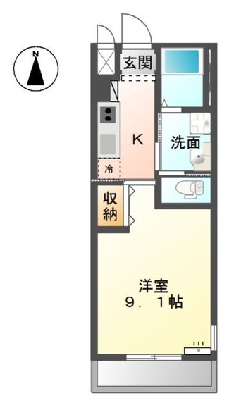 間取図 ラティールⅣ