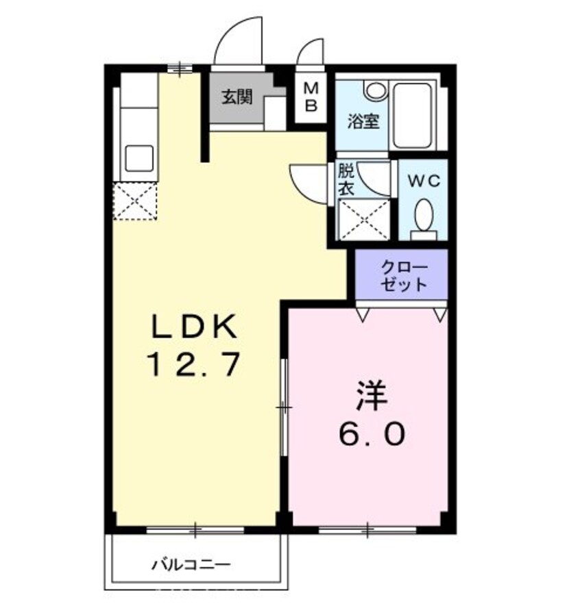 間取図 エルディム武下