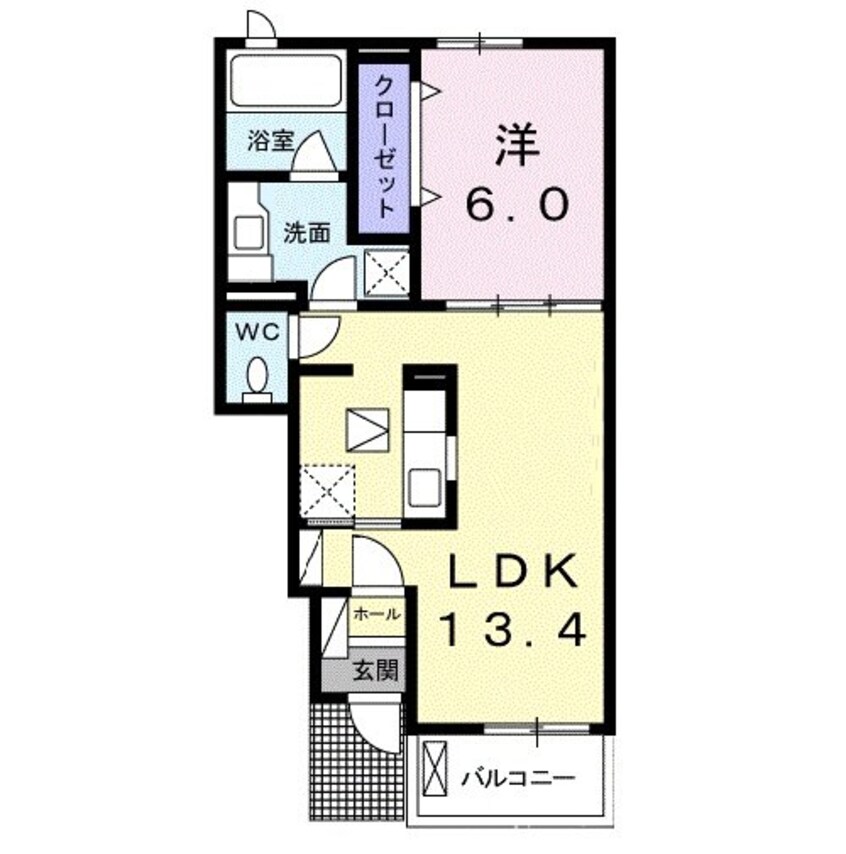 間取図 テール　リッシュⅡ