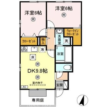 間取図 ロイヤルパークス林町A棟