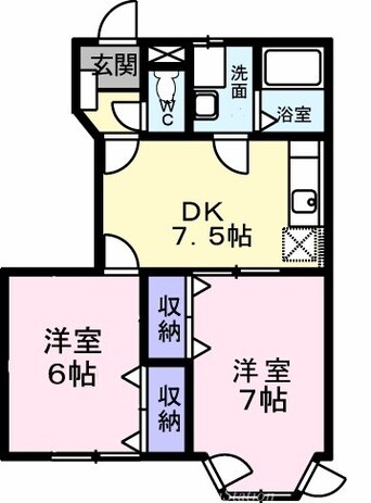 間取図 ヌーベル稲木　Ａ