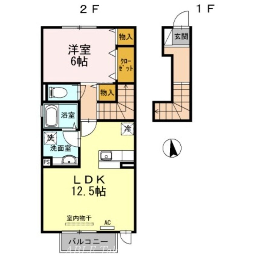 間取図 セジュール三条