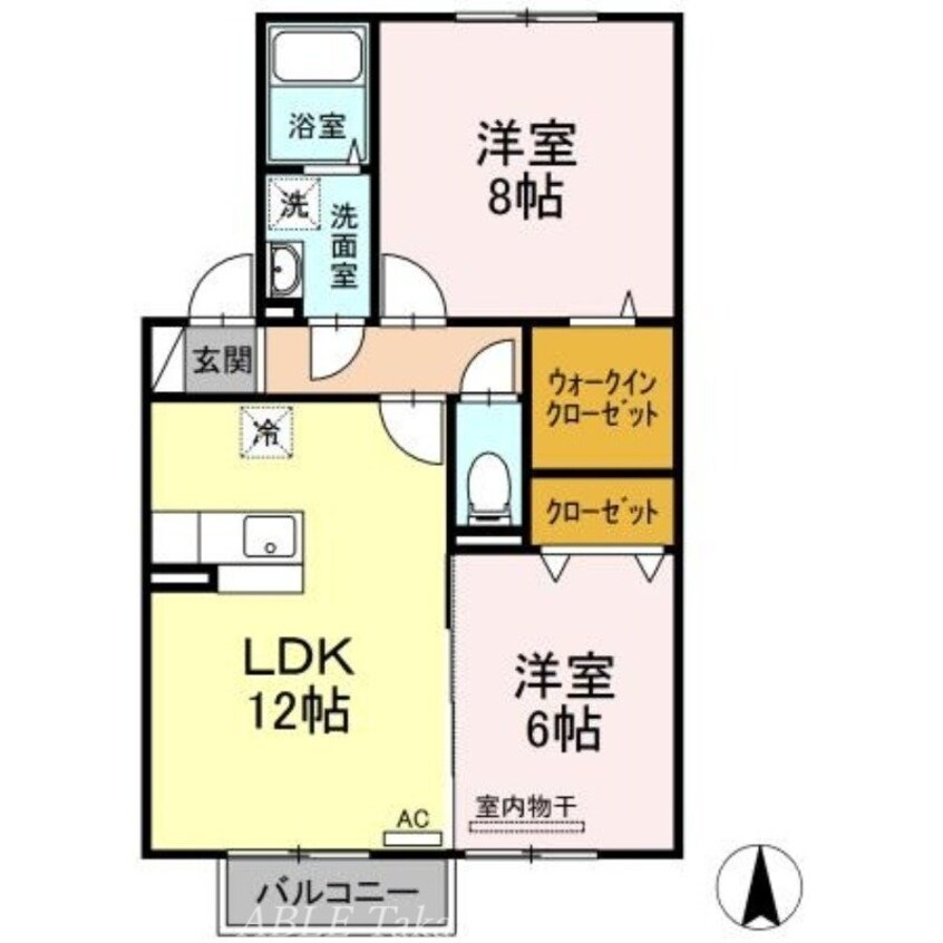 間取図 シャインポート屋島　Ｇ棟