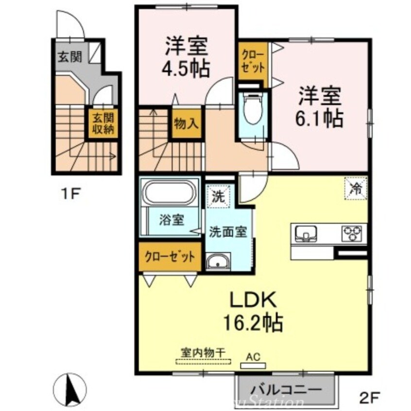 間取図 フォルトゥーナ