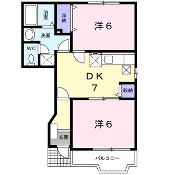 間取図 エターナル・パレスＢ