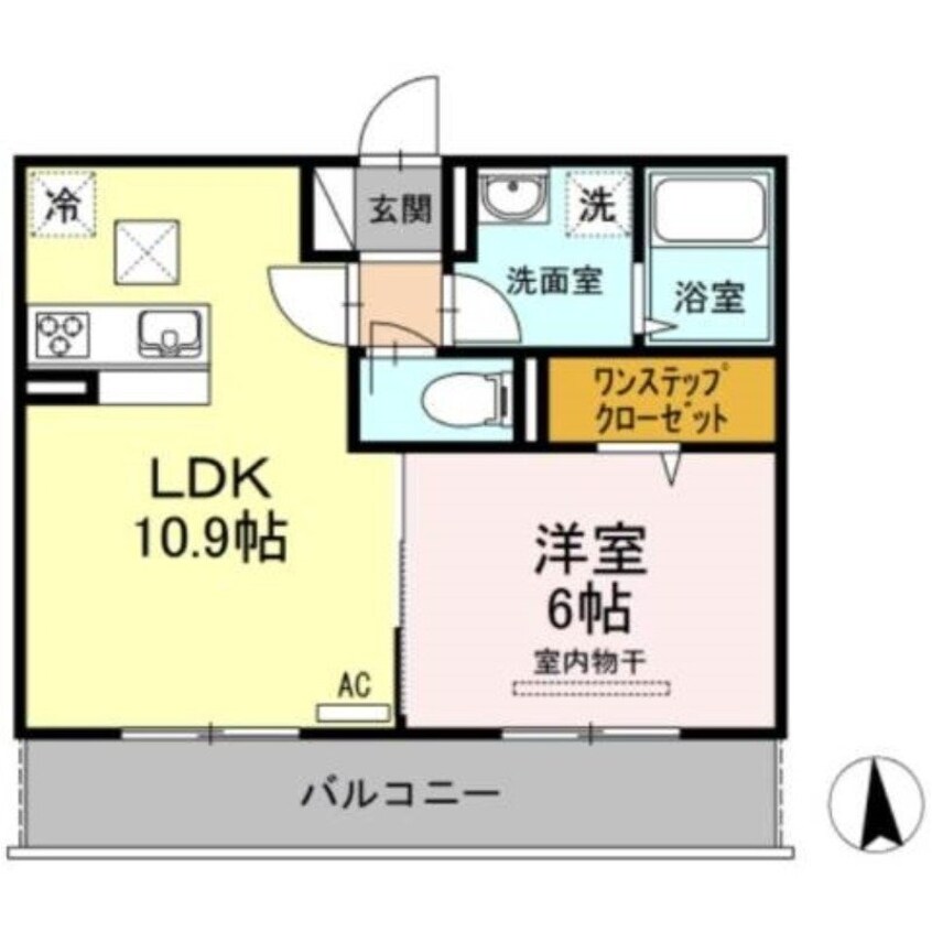 間取図 ル・シェール　A棟